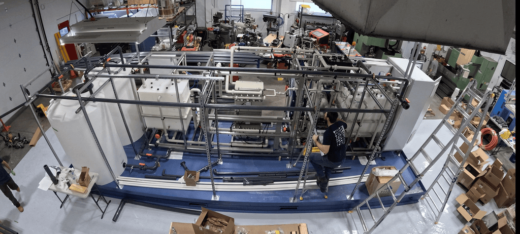 Assembly of custom chemical processing systems